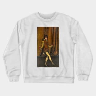 Girl Skipping Rope, Harmony in Yellow and Gold 1876 Connie Gilchrist Crewneck Sweatshirt